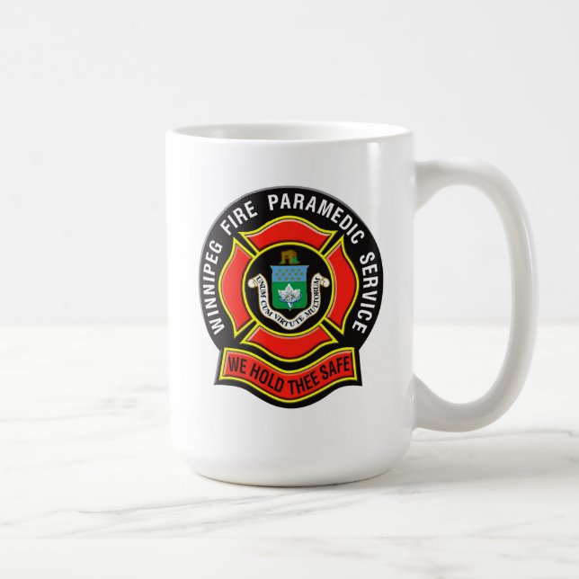 Café Caneca do serviço do paramédico do fogo de (Direita)