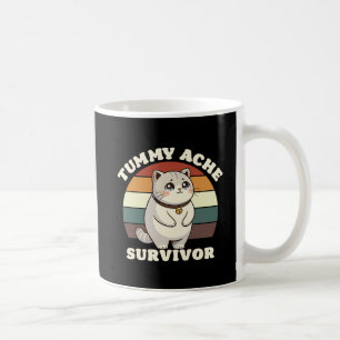 Café Caneca do Sobrevivente de Dor de Barriga Funny Sad