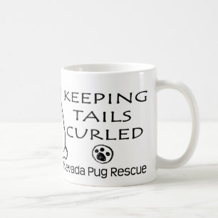 Café Caneca do sul do salvamento do Pug de Nevada