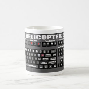 Café Caneca do teclado de Bernanke do helicóptero