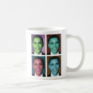 Café Caneca do tecnicolor de Obama