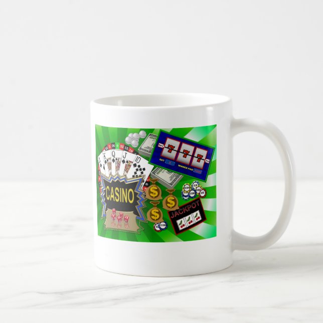 Café Caneca do tempo de Vegas Heckuva (Direita)