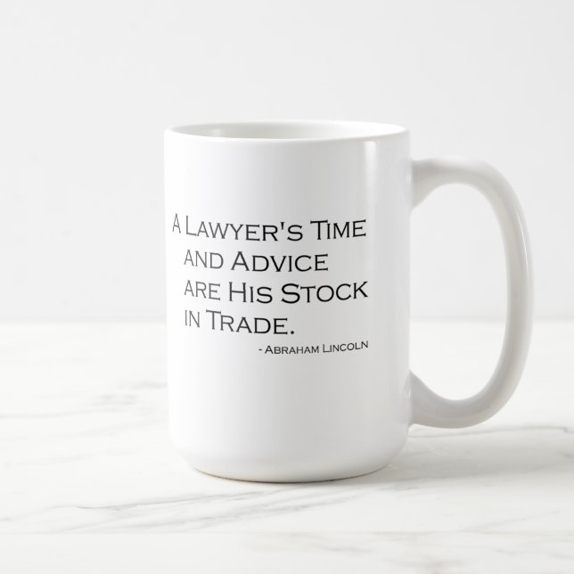 Café Caneca do tempo e do conselho de um advogado (Direita)