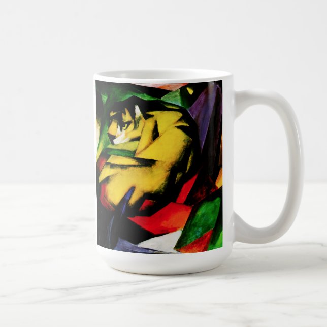 Café Caneca do tigre de Franz Marc (Direita)