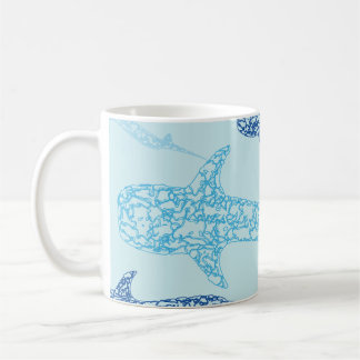 Café Caneca do tubarão de baleia