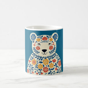 Café Caneca do Urso de Arte Popular
