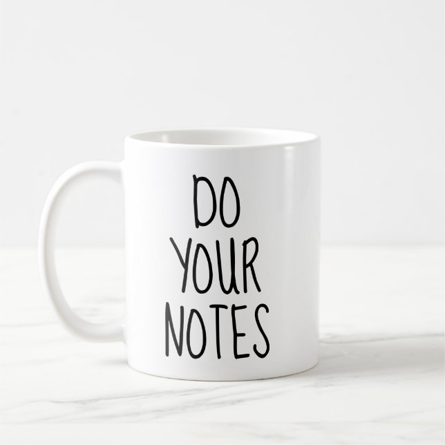 Café Caneca Do Your Notes, Caneca de Terapeuta, Present (Esquerda)