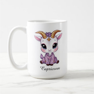 Café Caneca do Zodíaco Celestial de Capricórnio - Bode-