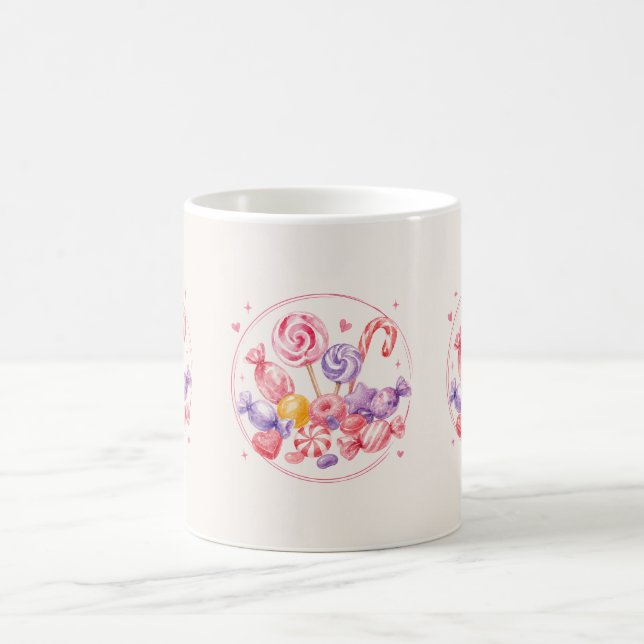Café Caneca doce e colorida para fãs de doces (Centro)