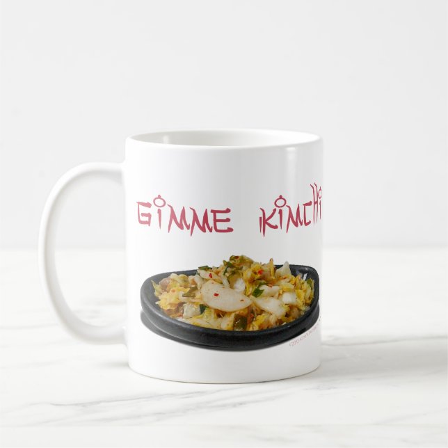 Café Caneca dos amantes de Gimme Kimchi Kimchi (Esquerda)