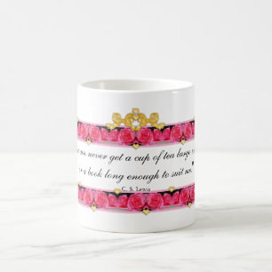 Café Caneca dos amantes do chá/amantes de livro