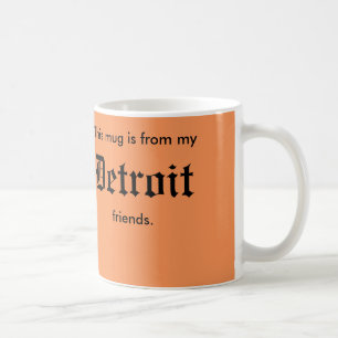 Café Caneca dos amigos de Detroit