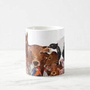 Café Caneca dos animais de fazenda