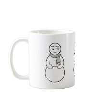 Caneca dos bonecos de neve de Emoji