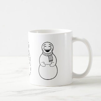 Café Caneca dos bonecos de neve de Emoji