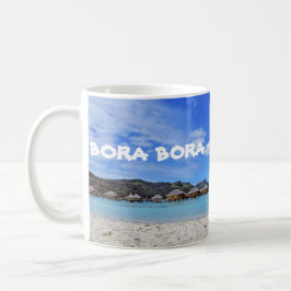 Café Caneca dos bungalows de Bora Bora Polinésia