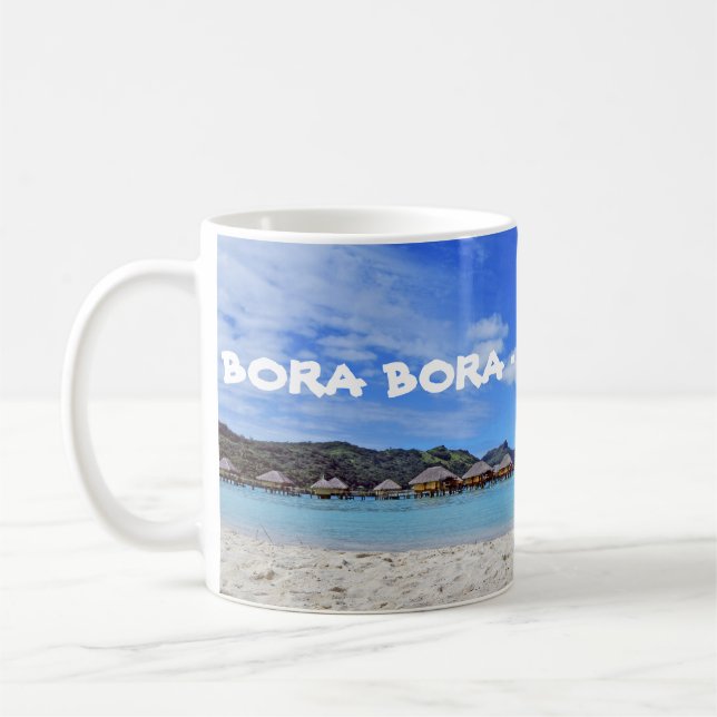 Café Caneca dos bungalows de Bora Bora Polinésia (Esquerda)