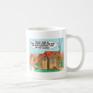 CAFÉ CANECA DOS DESENHOS ANIMADOS DA SAUNA DE TOIVO &