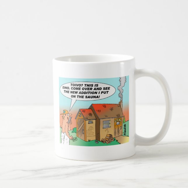 CAFÉ CANECA DOS DESENHOS ANIMADOS DA SAUNA DE TOIVO & (Direita)