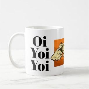 Café Caneca dos desenhos animados de Oi Yoi Yoi