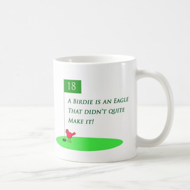 Café Caneca dos desenhos animados do golfe de Eagle do (Direita)