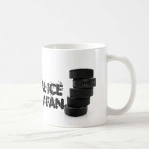Café Caneca dos discos de hóquei em gelo…