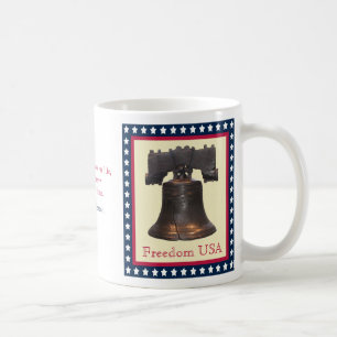 Café Caneca dos EUA da liberdade de Liberty Bell