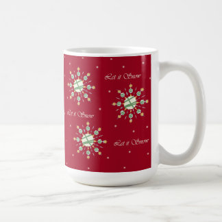 Café Caneca dos flocos de neve