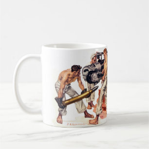 Café Caneca dos homens de marinho