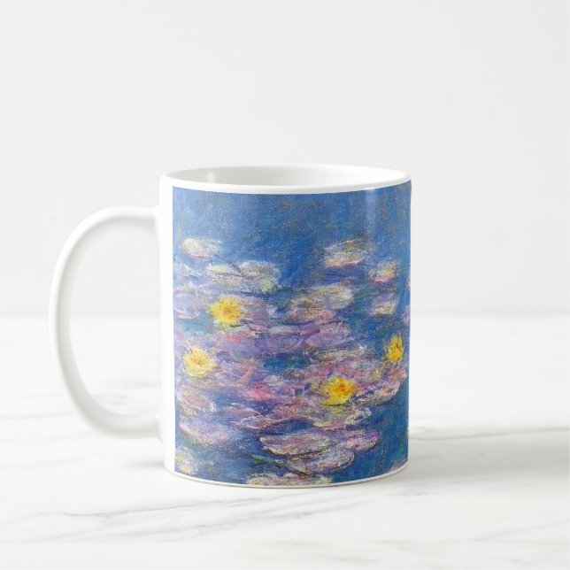 Café Caneca dos lírios de água amarela de Monet (Esquerda)