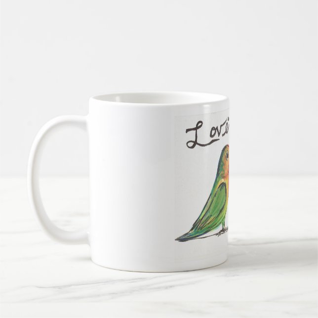 Café Caneca dos Lovebirds de Kissy (Esquerda)