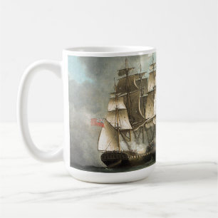 Café Caneca dos mares altos de navio de tosquiadeira da