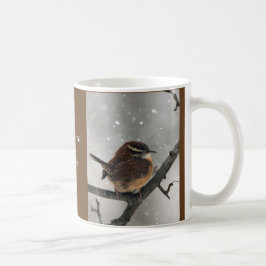 Café Caneca dos pássaros do inverno:  Carriça de