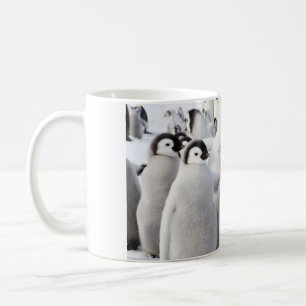 Café Caneca dos pintinhos do pinguim de imperador