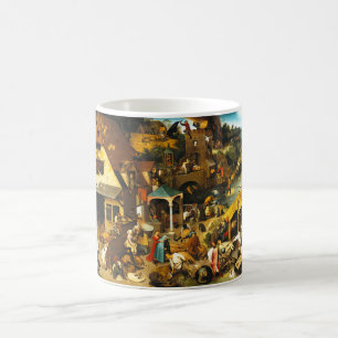 Café Caneca dos provérbio de Pieter Bruegel