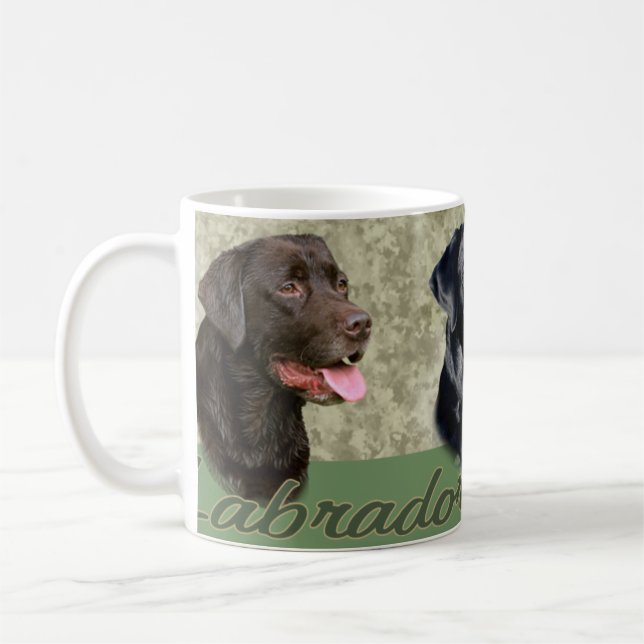 Café Caneca dos Retrievers de Labrador (Esquerda)
