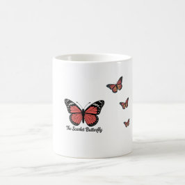 Café Caneca Elegante com design de borboleta