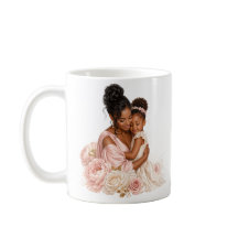 Caneca Elegante de Dia das Mães Preta