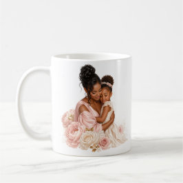 Café Caneca Elegante de Dia das Mães Preta