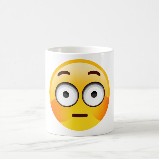 Café Caneca embaraçado de Emoji (Centro)