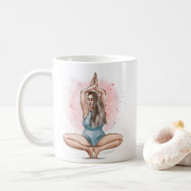Caneca Encontre Seu Equilíbrio | Postura de Yoga