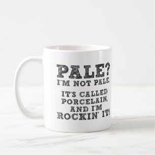 Café Caneca engraçada da porcelana pálida de Rockin
