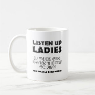 Café Caneca Engraçada de Caça para Mulheres