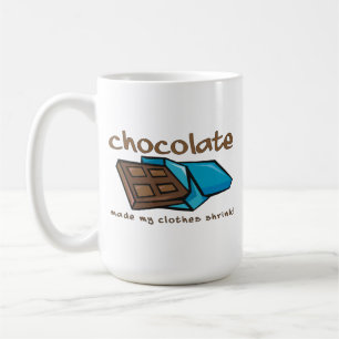 Café Caneca Engraçada de Chocolate Fez Minhas Roupas En