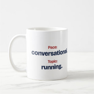 Café Caneca Engraçada de Conversa para Corredor