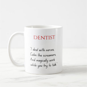Café Caneca Engraçada de Dentista