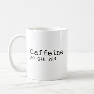 Café Caneca Engraçada de Enfermeira, Caneca de Cafeína