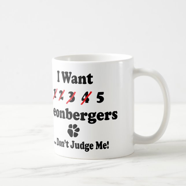 Café Caneca engraçada de Leonberger (Direita)