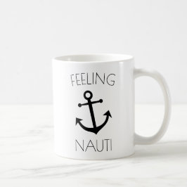 Café Caneca engraçada de Nauti do sentimento