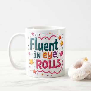 Café Caneca Engraçada de Olhares Cínicos e Sarcásticos